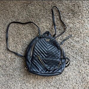 Victoria's Secret Black Chevron Backpack